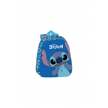 MOCHILA GUARDERIA 3D STITCH