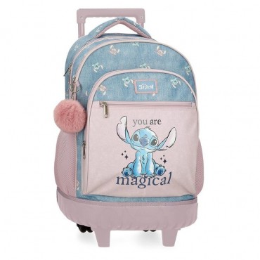 MOCHILA CON RUEDAS STITCH...