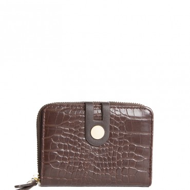 CARTERA MONEDERO MARRON