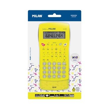 Calculadora científica Milan M228 Acid amarillo