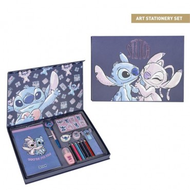 SET DE PAPELERIA STITCH AND...