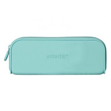 Estuche portatodo antartik prisma silicona soft rectangular 185x50x75 mm menta