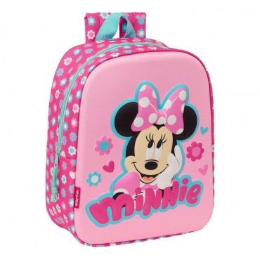 MOCHILA GUARDERIA 3D MINNIE 27X22CM