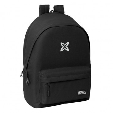 MOCHILA DOBLE PARA PORTATIL 15 6+USB MUNICH BASICS NEGRA