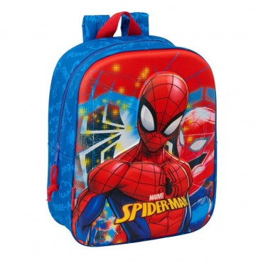 MOCHILA GUARDERIA 3D BOLSILLO RED SPIDER-MAN