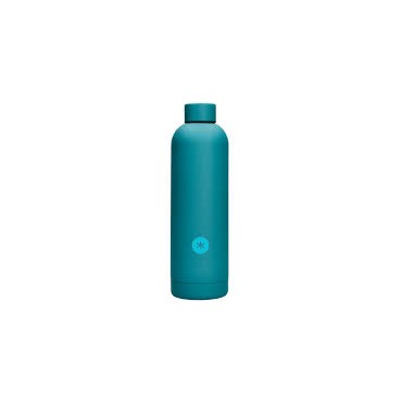 Botella portaliquidos antartik isotermica acero inoxidable libre de bpa color turquesa 750 ml