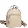 MOCHILA BEIGE CON BOLSILLO...